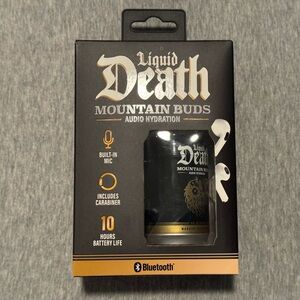 Liquid Death Mountain Buds Bluetooth Earbuds